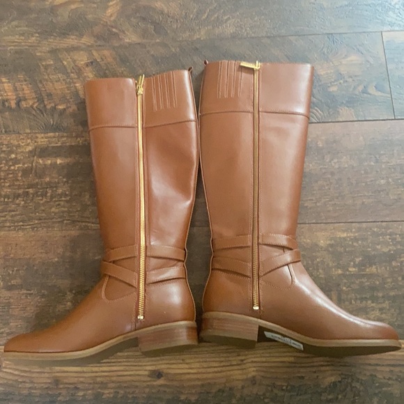 New without box Michael Kors Preston brown boots 5 - Picture 8 of 8